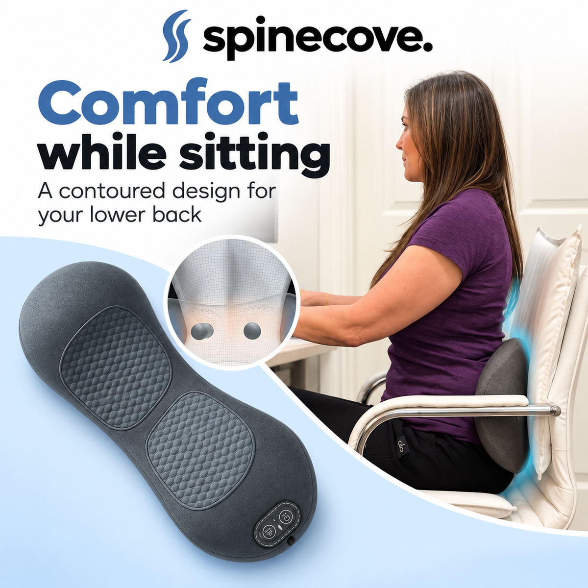 SpineCove 3-in-1 Back Massager