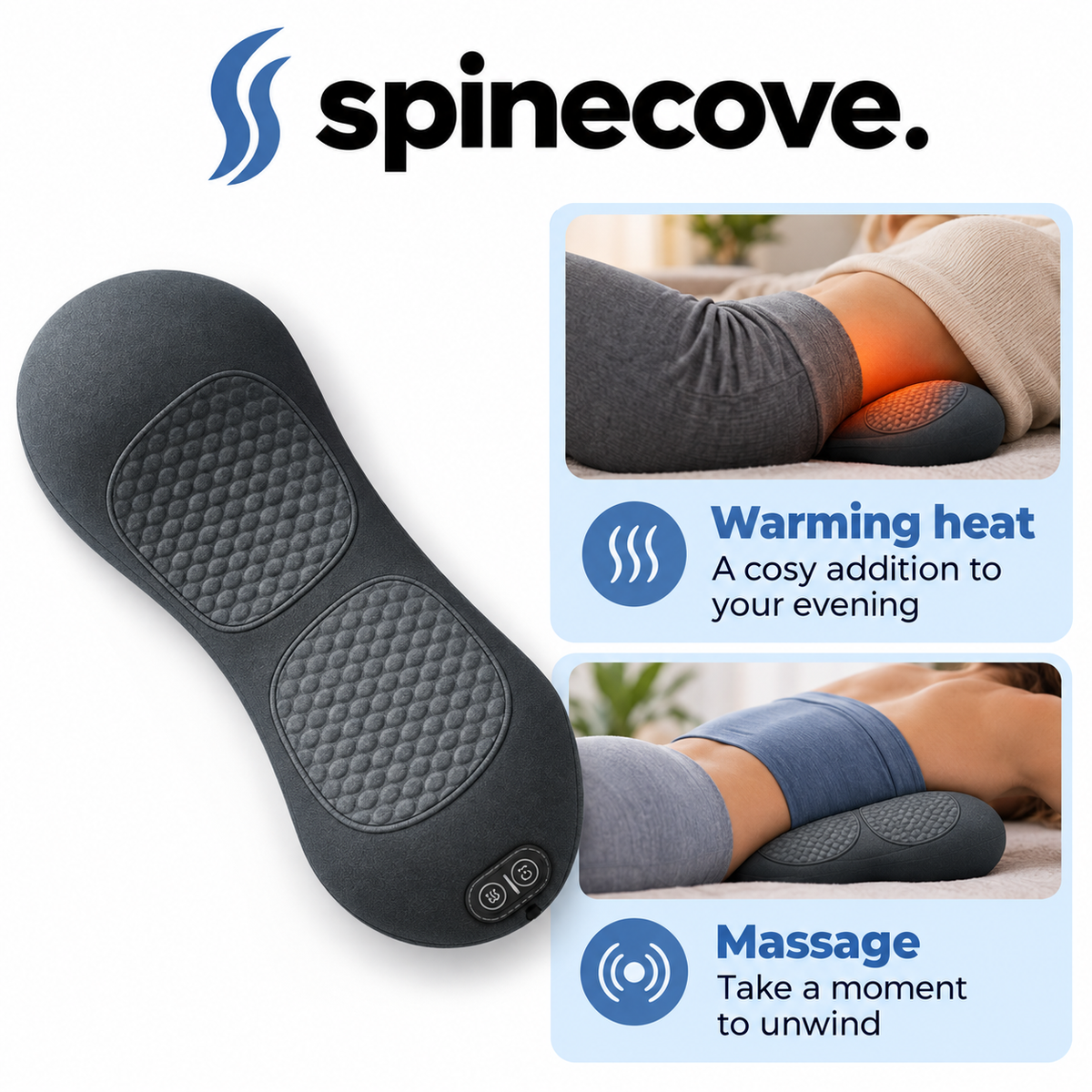 SpineCove 3-in-1 Back Massager