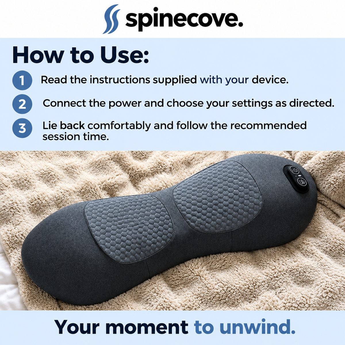 SpineCove 3-in-1 Back Massager